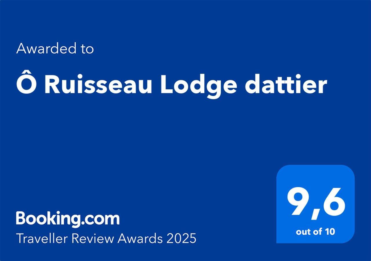 O Ruisseau Lodges - Lodge Dattier Saint-Louis Kültér fotó